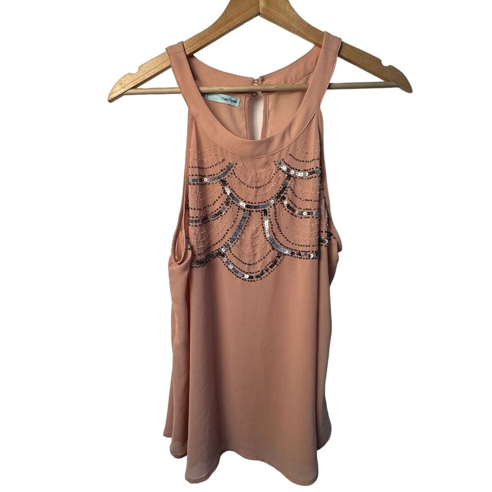 Maurices Medium Pale Pink Sleeveless Top